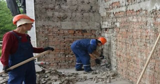 Демонтаж облицовки фасада в Видном - расценка в смете от 570 рублей