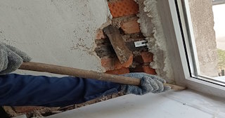 Демонтаж оконных откосов по выгодной цене от 518 руб. в Видном - Сварной-Вдн